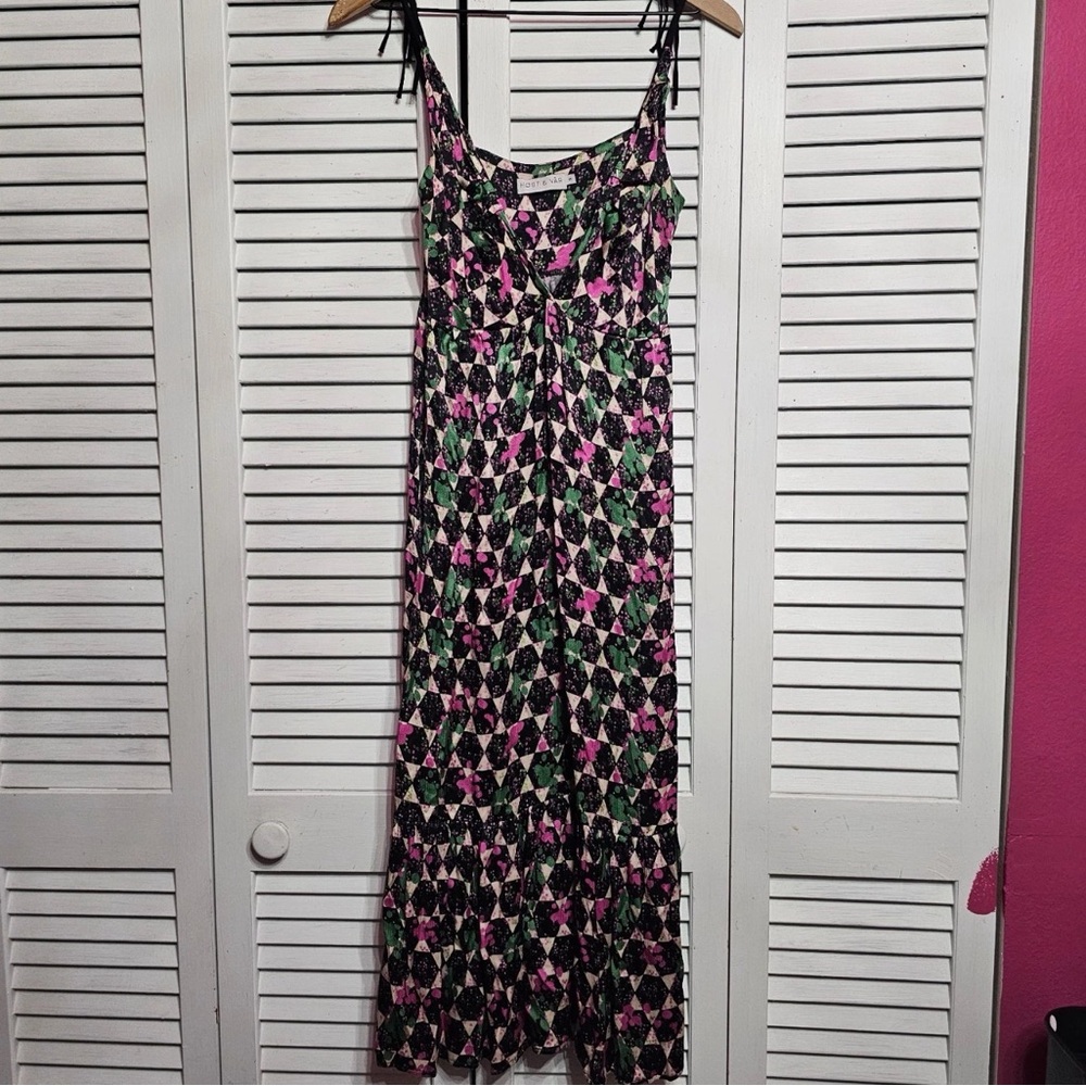 Host and Var - Vegan Silk Maxi‎ Dress
